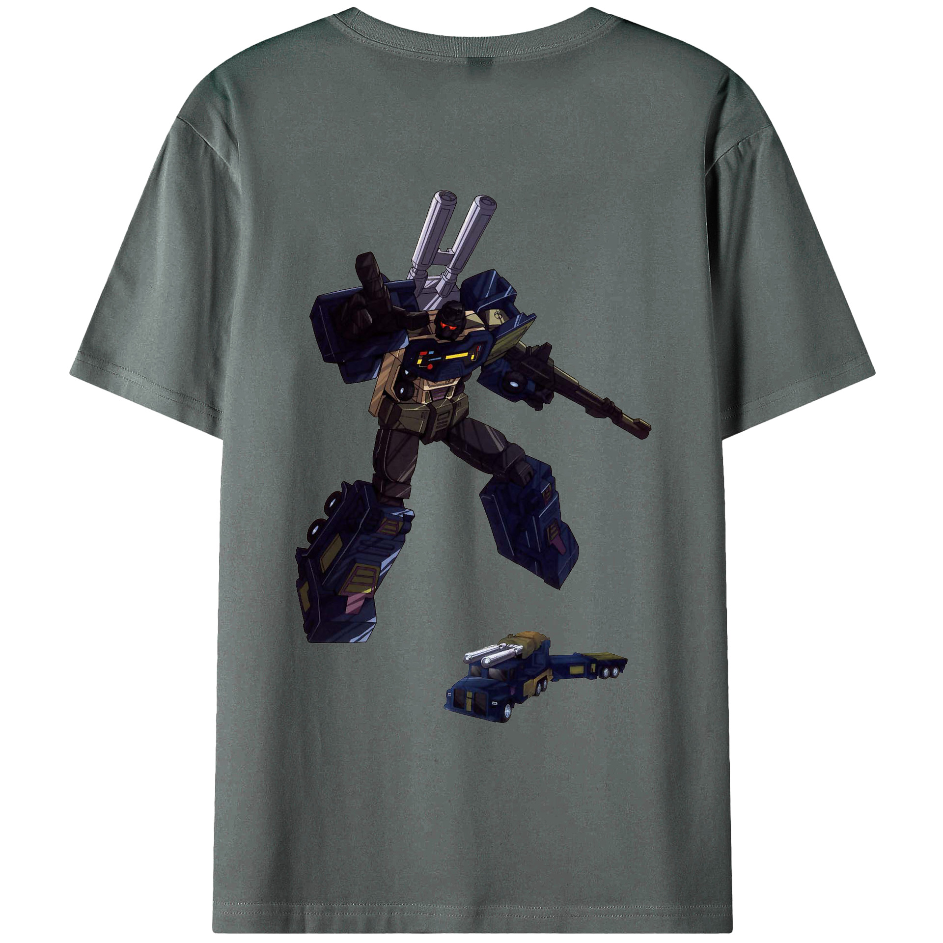 （画像用）  綿100％ メンズ半袖Tシャツ（バックプリント） 通気性